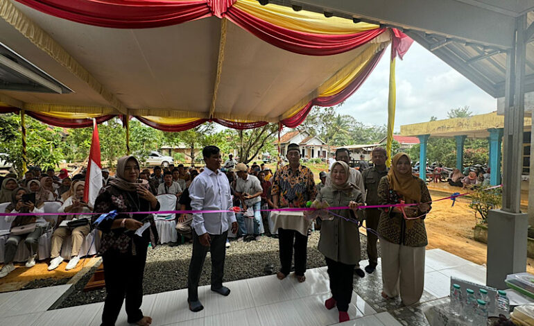  Dwita Ria Resmikan Rumah Hortikultura dan Serap Aspirasi Petani Desa Sripendowo Lamtim