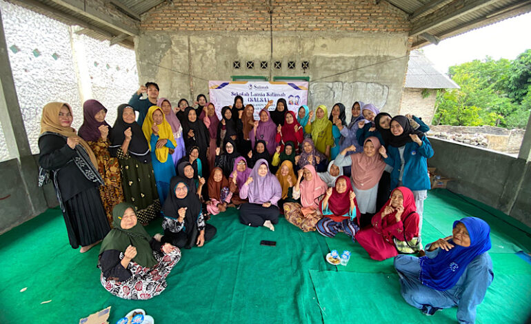  Sekolah Lansia Salimah Way Lubuk Persiapan Wisuda, Mahasiswa KKN Unila Bantu Lansia Baca Iqro