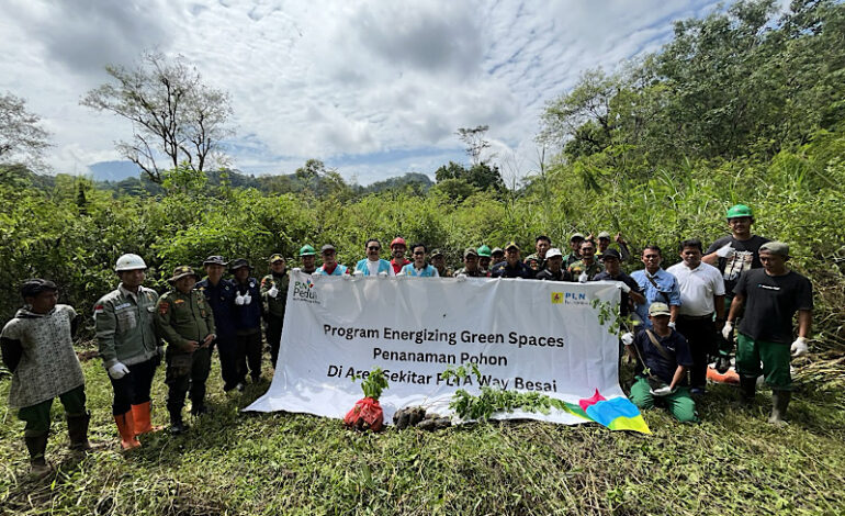 Energizing Green Spaces 2024, PLN NP UP Bandar Lampung Tanam Pohon Serentak