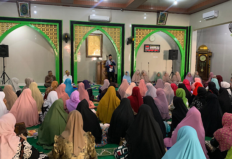  Ratusan Ibu Hadiri Tablig Akbar, Agus Widodo Motivasi Sukses dengan Peduli Korban Banjir