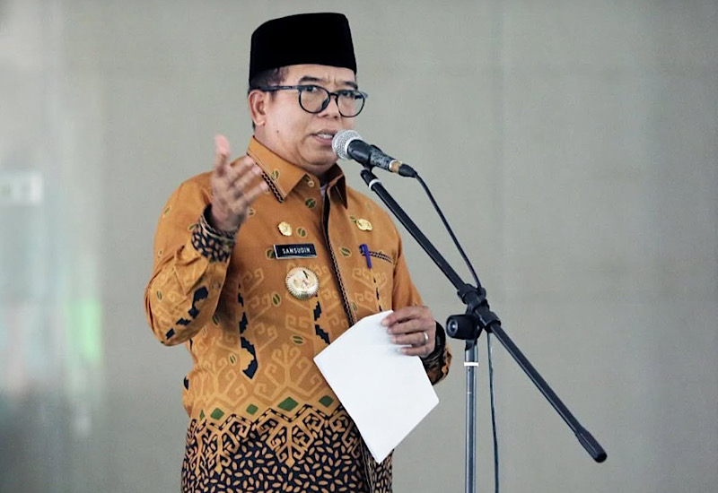  Pj Gubernur Lampung Samsudin Kukuhkan Kepengurusan Baznas