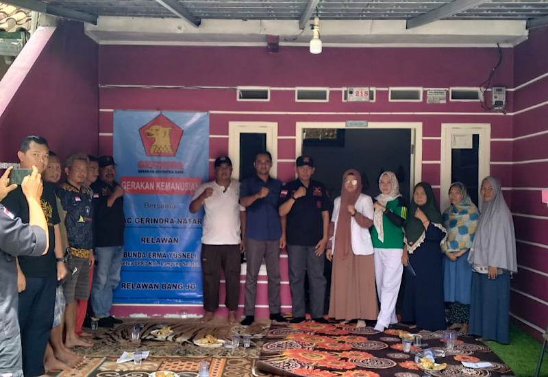  Cegah DBD, PAC Partai Gerindra Natar Bersama Relawan Inisiasi Fogging Tanjungsari