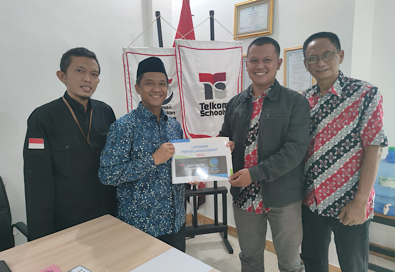  LAZDAI dan SMK Telkom Lampung Perkuat Kemitraan