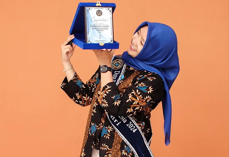  Salsabila Azka Amalina Siswi SMAN 1 Kotabumi, Duta Pelajar Asal Way Kanan Sarat Prestasi