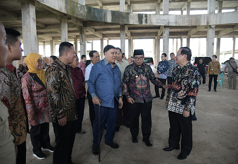  Pj Gubernur Lampung dan Nasrullah Yusuf Terima Kunjungan Sjachroedin ZP di Masjid Al Hijrah Kota Baru Lampung
