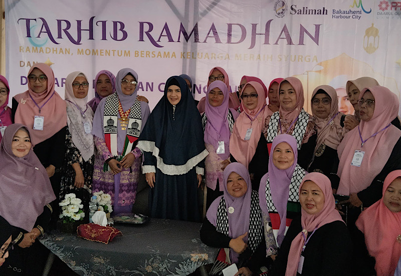  Astri Ivo Narasumber Kajian Jelang Ramadan Salimah dan Majelis Taklim Se-Lampung Selatan