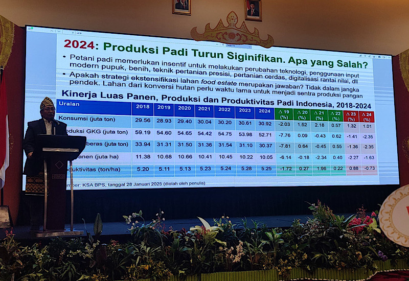  Samsudin Buka Kongres Perhepi, Guru Besar Unila Bustanul Arifin Paparkan 3 Solusi Naikkan Kesejahteraan Petani