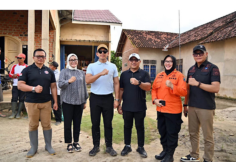  Warga Candipuro Lampung Selatan Terdampak Banjir Dapat Bantuan Pangan