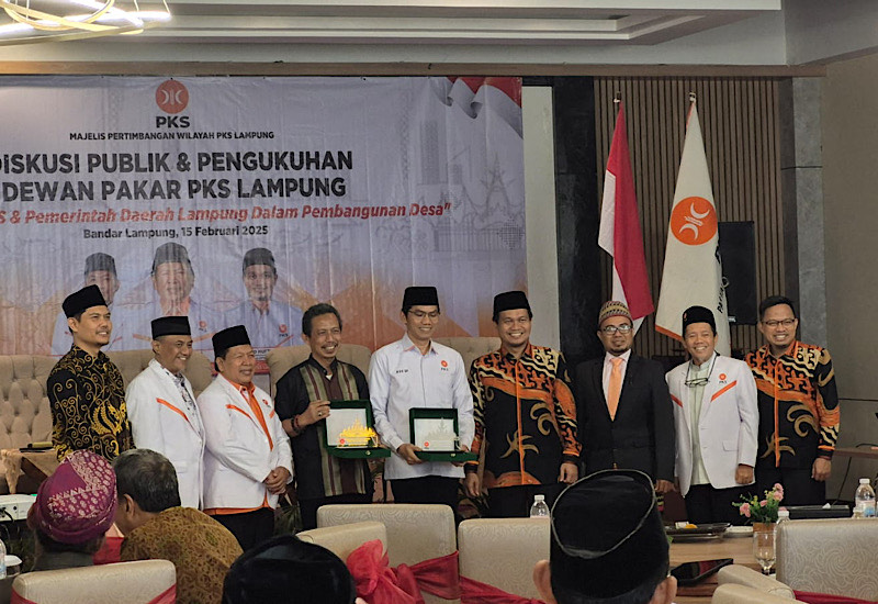  Tri Noviantoro Murad Dikukuhkan Ketua Dewan Pakar PKS Lampung di Restoran Bukit Randu
