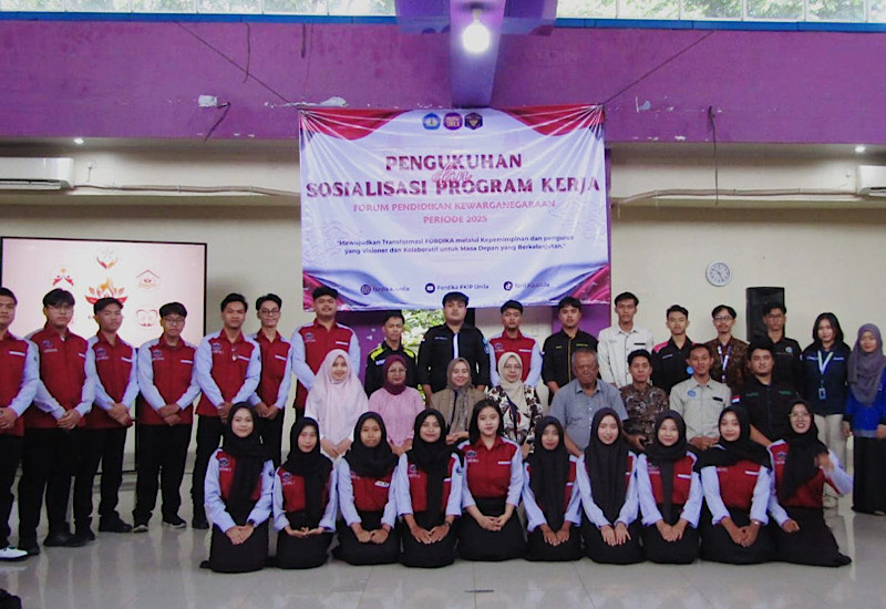  Forum Pendidikan Kewarganegaraan FKIP Unila Dikukuhkan, Berchah Pitoewas: Cepat Lulus, Bahagiakan Orangtua