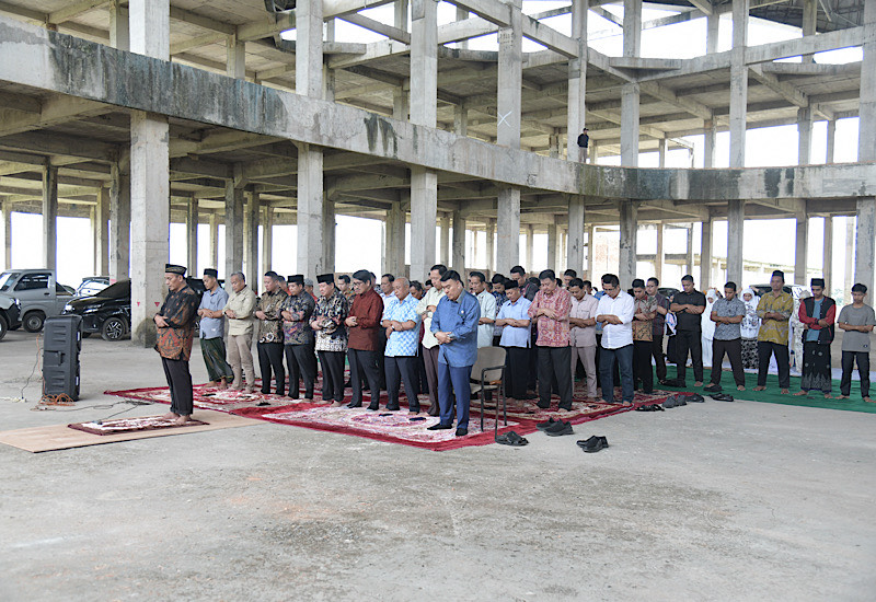  Ini Cara Nasrullah Yusuf Ikhtiar Makmurkan Masjid Al Hijrah Kota Baru Lampung Selatan