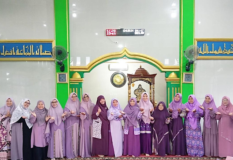  Songsong Ramadan, Salimah Lampung Utara Lantik Pengurus Ranting dan Gelar Pengajian Akbar