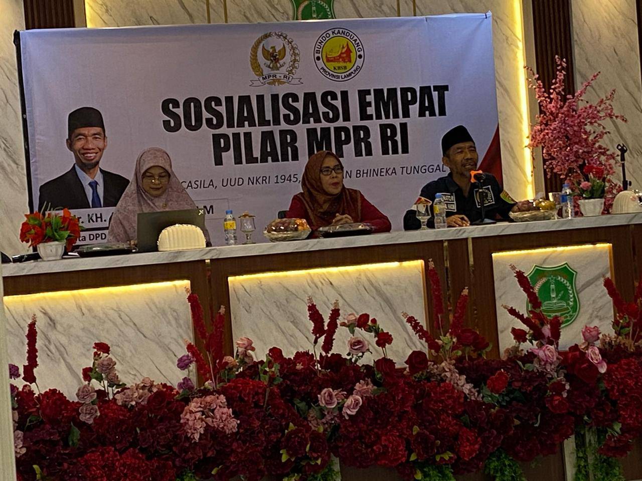  Abdul Hakim Sosialisasi 4 Pilar MPR Bersama Pengurus Bundo Kandung Lampung