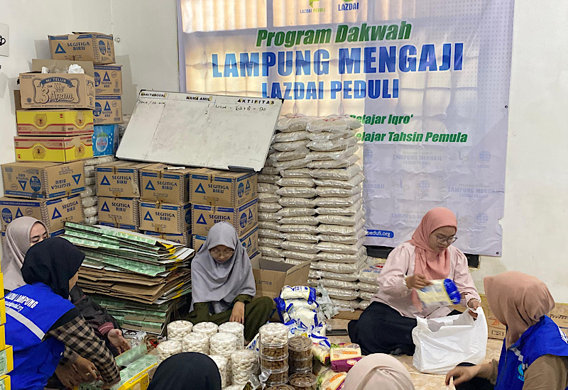  Ramadan 1446 Hijriah LAZDAI Lampung Bahagiakan Duafa dalam Program Ketahanan Pangan