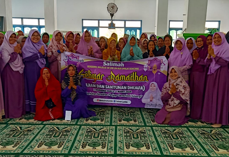  Salimah Lampung Timur Gelar Kajian Ramadan dan Santuni Duafa