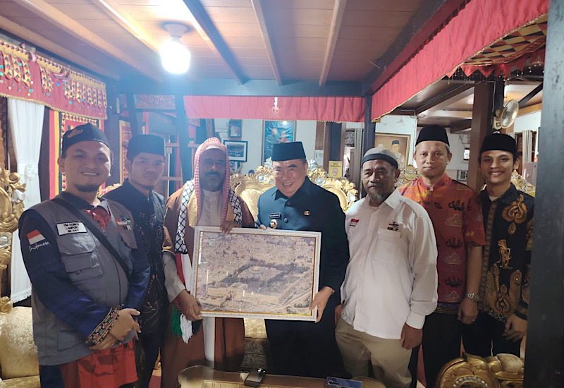  Ulama Palestina Sambangi Bupati Moh Saleh Asnawi, Ajak Berjihad dengan Makmurkan Rakyat Tanggamus