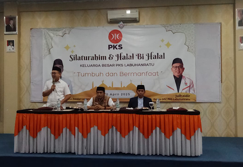  DPC PKS Labuhanratu Halalbihalal, Ade Utami Ibnu: Jangan Lelah Berkhidmat