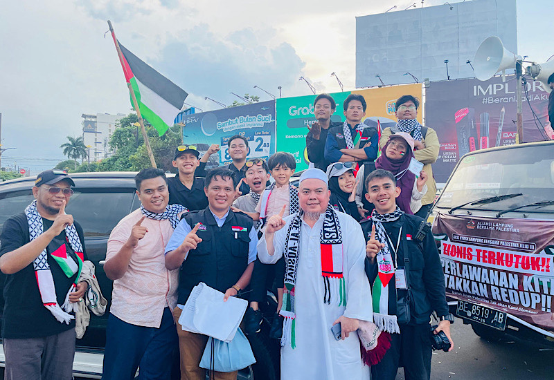  Unjuk Rasa Damai Rakyat Lampung Bela Palestina, Donasi Terkumpul Ratusan Juta Rupiah