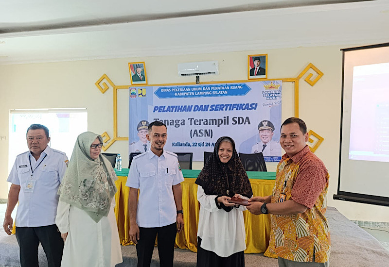  Dosen Universitas Teknokrat Indonesia Lilik Ariyanto Narasumber Pelatihan Tenaga Terampil Sumber Daya Air