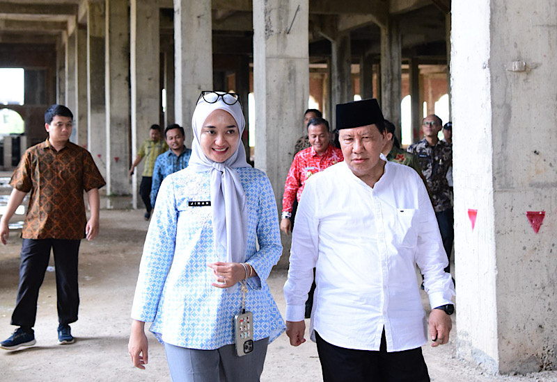  Kagumi Progres Pembangunan Masjid Al Hijrah Kota Baru, Wagub Jihan Nurlela Apresiasi Ketua Badan Pengelola Nasrullah Yusuf