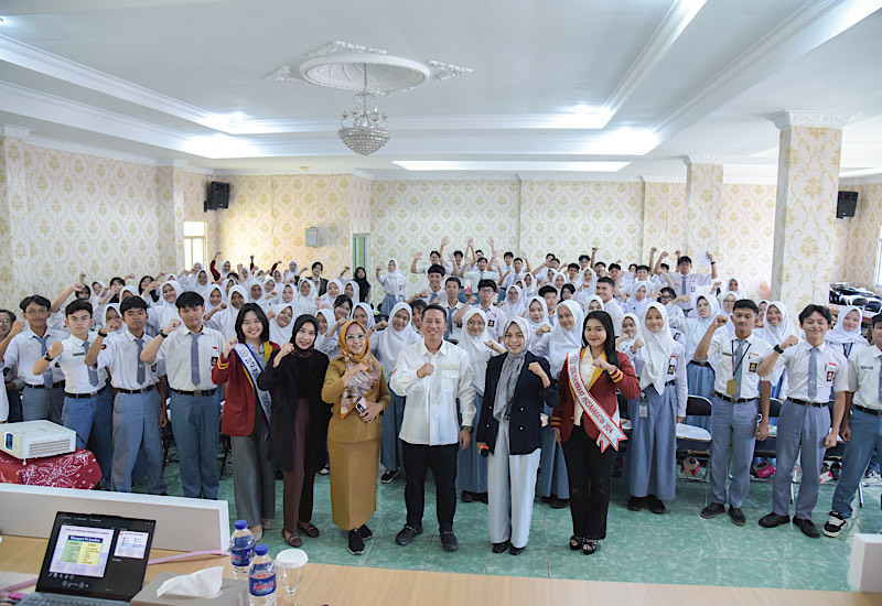 Mahathir Muhammad Narasumber Pelatihan Kepemimpinan di SMKN 4 Bandar Lampung, Ajak Siswa Lanjutkan Pendidikan ke Universitas Teknokrat Indonesia