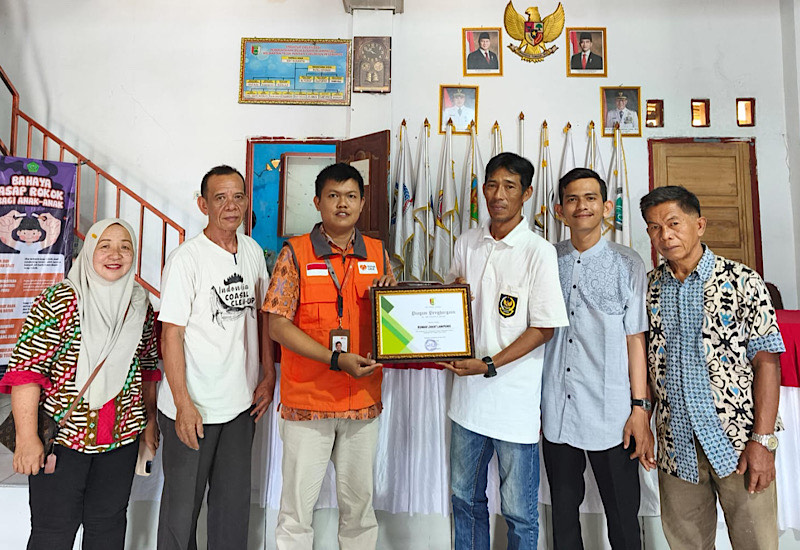  Aparat Desa Sukajaya Lempasing Apresiasi Rumah Zakat Lampung Kolaborasi Program Kesehatan-Pangan untuk Lansia