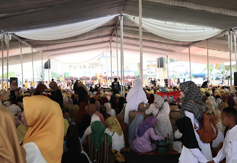  Ribuan Orang Hadiri Tablig Akbar Ustaz Abdul Somad di Tanggamus, Polres Kerahkan Seratusan Personel Gabungan