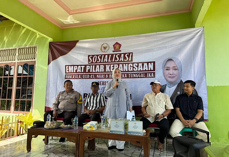  Anggota MPR RI Dwita Ria Gunadi Sosialisasi Empat Pilar Kebangsaan di Punggur