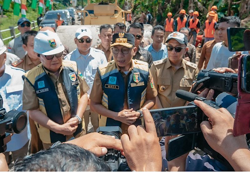  Pemprov Lampung Perbaiki 8 Ruas Jalan di Tanggamus, Ini Titik-Titiknya