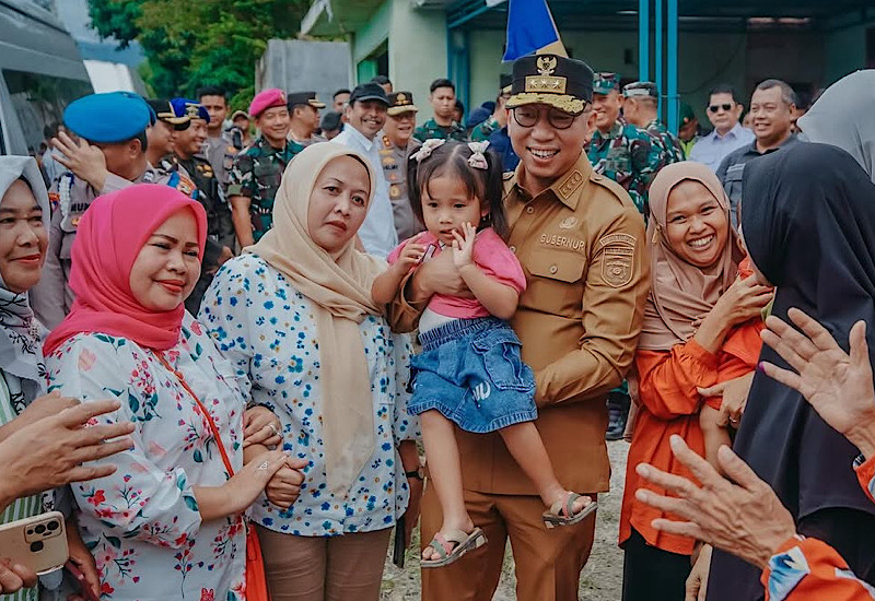Gubernur Lampung Rahmat Mirzani Djausal Pantau Pemungutan Suara Ulang Pesawaran