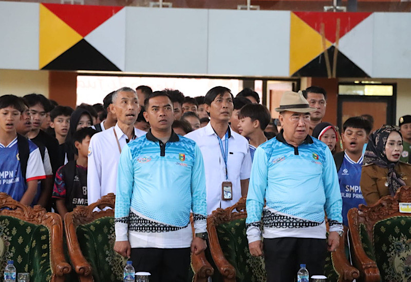  Bupati Tanggamus Saleh Asnawi Buka Pekan Olahraga Pelajar Kabupaten