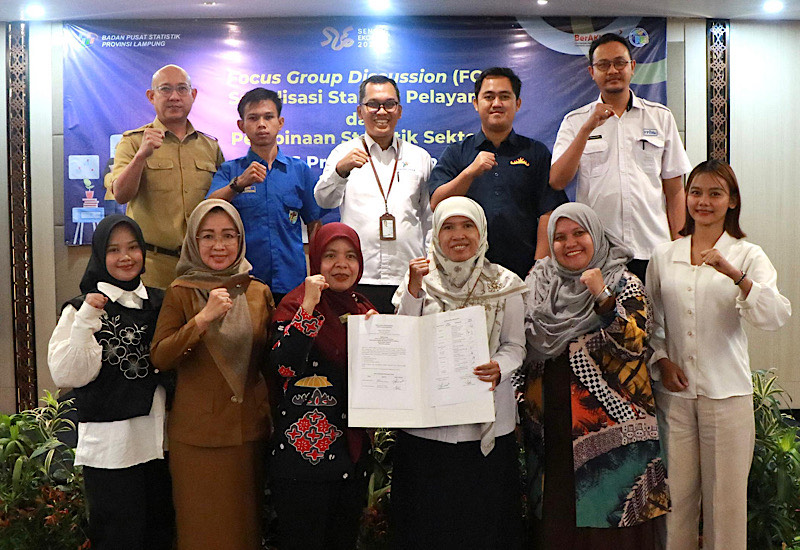 BPS Lampung Perkuat Layanan dan Pembinaan Statistik Sektoral