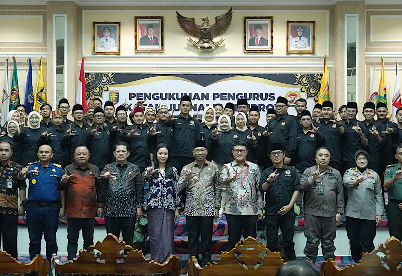  IJP Lampung Dikukuhkan, Gubernur Mirza Dorong Sinergi Jurnalis dan Pemerintah