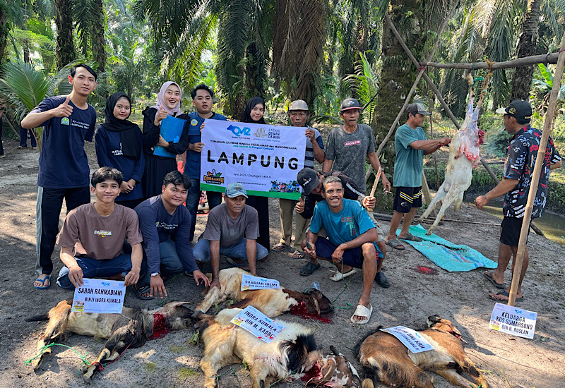  3 Tahun Warga Tak Nikmati Daging Kurban, Ikam Lamtim Pilih Dusun Kedungrejo Desa Rejomulyo Pasirsakti