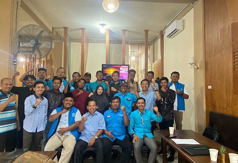  Partai Gelora Indonesia Lampung Uji Kelayakan Pengurus Kabupaten/Kota