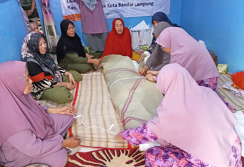  PW Salimah Lampung Pelatihan Perawatan Jenazah, Bekali Warga dengan Ilmu Fardu Kifayah