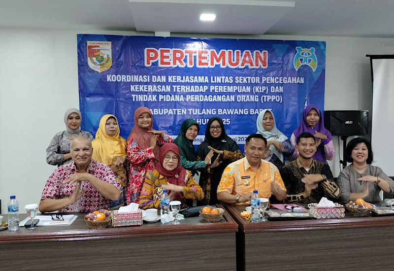  Salimah Tubaba Ikuti Koordinasi dan Kerja Sama Mitigasi Pencegahan Kekerasan terhadap Perempuan dan Perdagangan Orang
