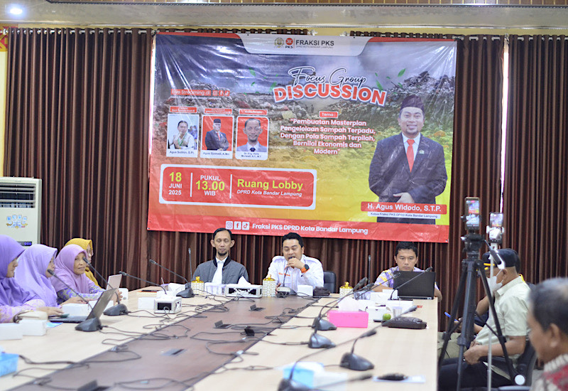  Fraksi PKS Gelar FGD Masterplan Sampah, Dorong Pengelolaan Terpadu, Ekonomis, dan Modern