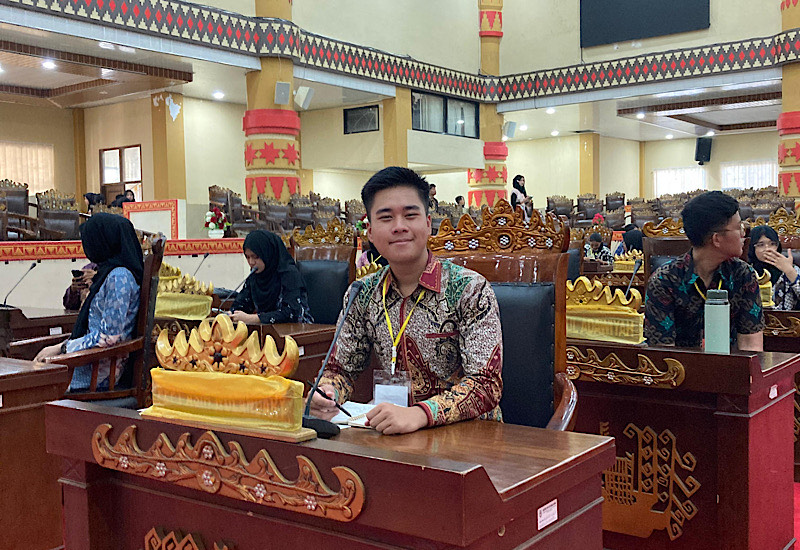  Muhammad Abdullah Azzam Siswa SMA Al Kautsar Lolos Program Pelajar Lampung di Parlemen