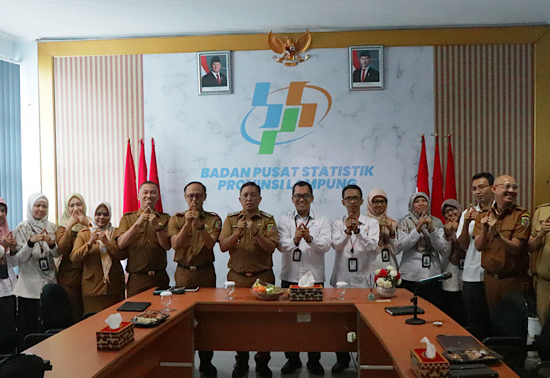  Diskusi Strategis dengan Kadiskominfotik Lampung, BPS Gagas Pembangunan Berbasis Data