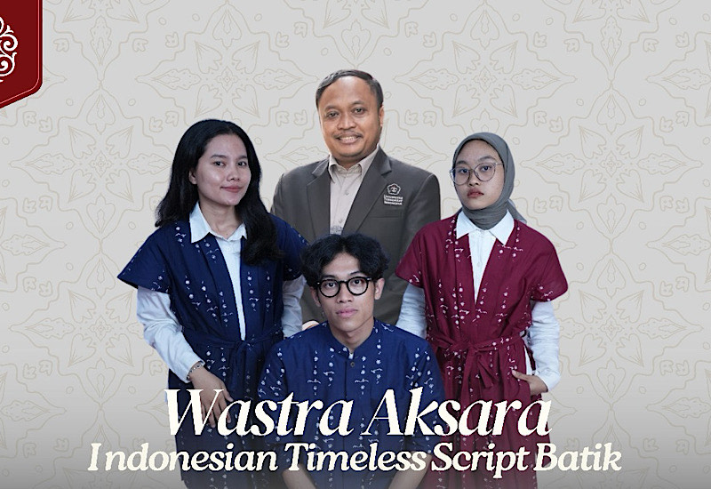  Usung Wastra Aksara Batik Cap Lampung, Mahasiswa Universitas Teknokrat Indonesia Raih Pendanaan P2MW