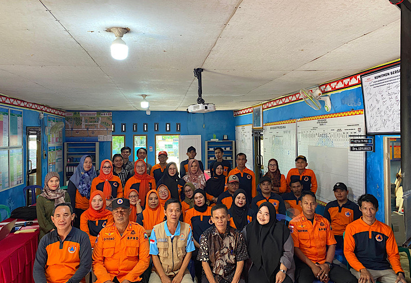  Warga Desa Kelawi dan Maja Lampung Selatan Makin Siap Kurangi Risiko Bencana