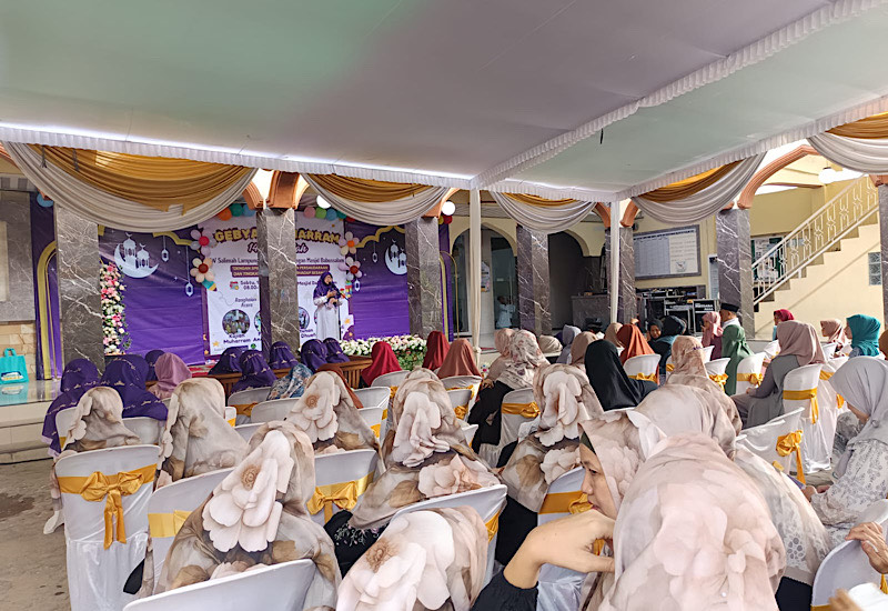 PW Salimah Lampung Bersama Masjid Babussalam Helat Gebyar Muharam 1447 H