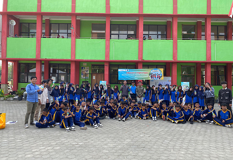  Mitra Bentala Edukasi di SMPN 24 Bandar Lampung, Siswa Janji Bawa Tumbler Kurangi Limbah Plastik
