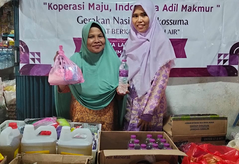  Hari Koperasi, Kossuma Lamsel Sedekah Air