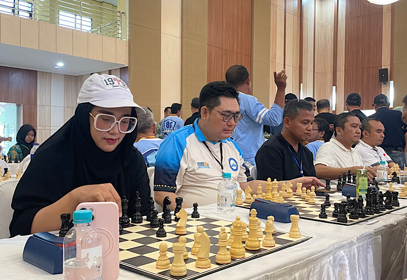  Mantan Muli Bandar Lampung Hanny Tiara Perkuat Angkatan 1998 Turnamen Catur Smanda Cup HUT Ke-60 SMAN 2 Bandar Lampung