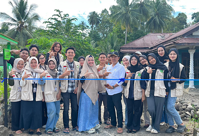  Mahasiswa Universitas Malahayati Inisiasi Bank Sampah di Desa Tanjung Kurung Wonosobo Tanggamus