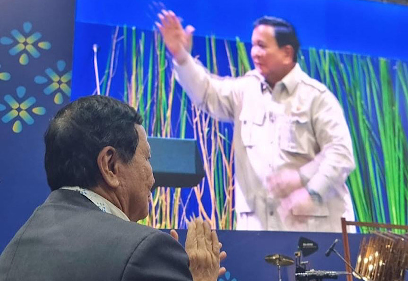  Rektor Universitas Teknokrat Indonesia Nasrullah Yusuf Hadiri Konvensi Sains Teknologi dan Industri, Simak Paparan Presiden Prabowo Subianto