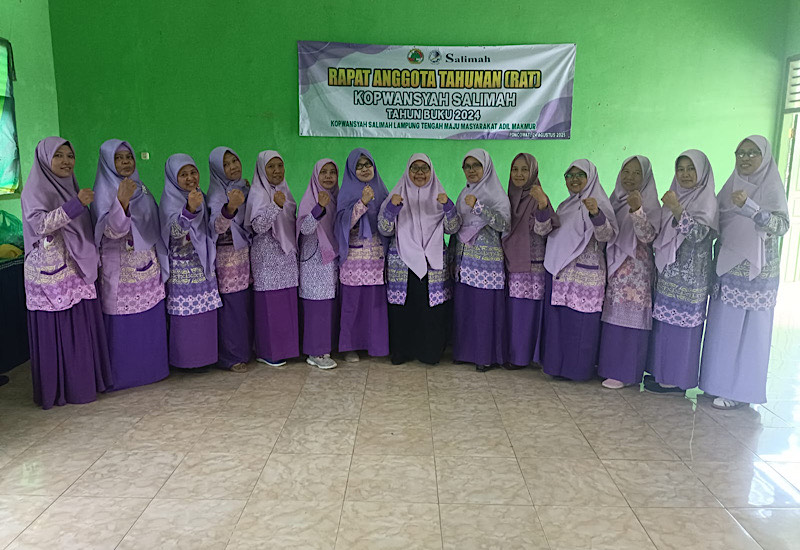  Koperasi Syariah Salimah Lampung Tengah Gelar Rapat Anggota Tahunan