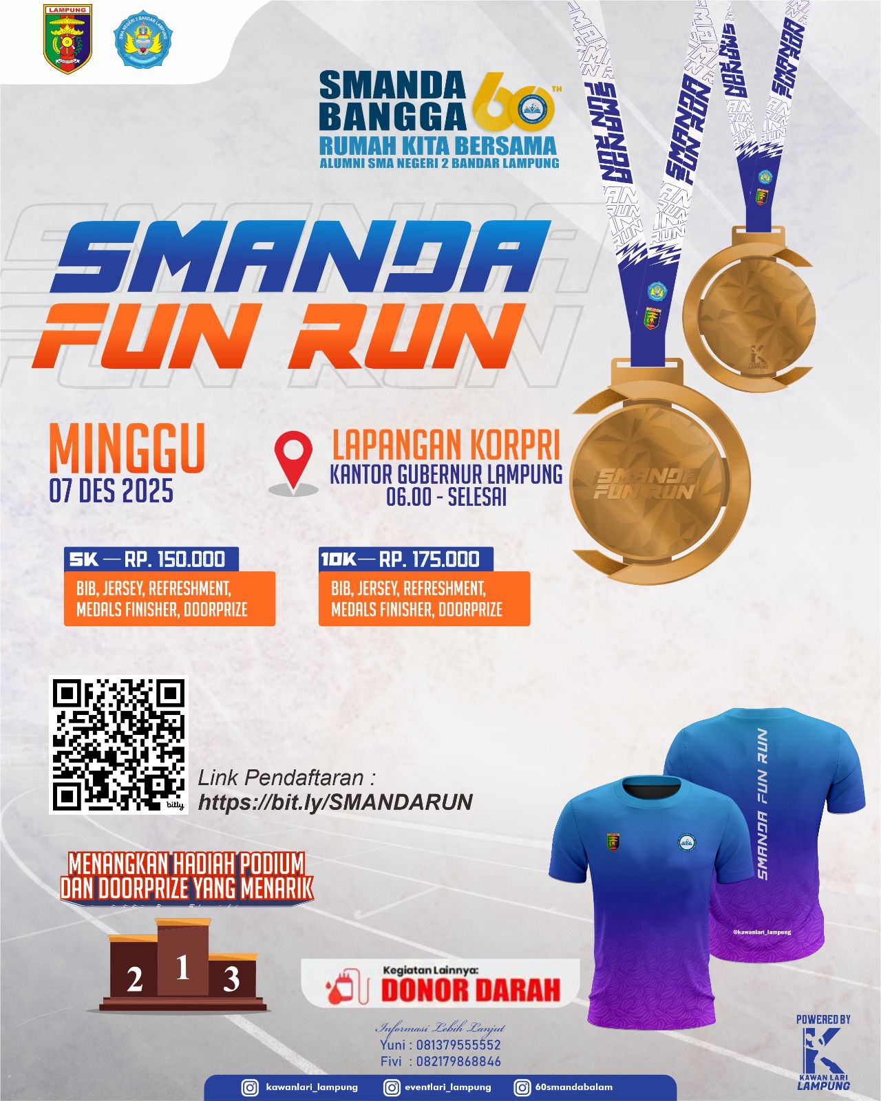  Ikuti Smanda Fun Run, Catat Tanggal Pelaksanaan dan Daftar Sekarang!